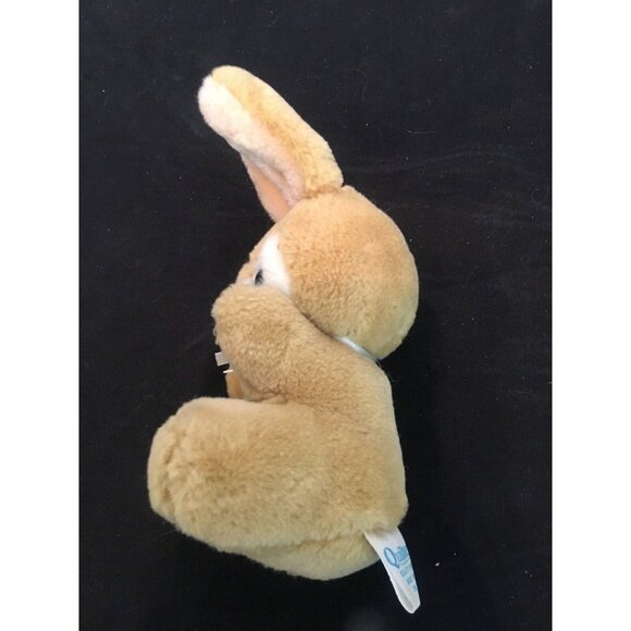 Vtg Quiltex Plush Bunny Lovey Rare w/Tush Tag VG Cond 7” Easter Rabbit - Picture 2 of 8